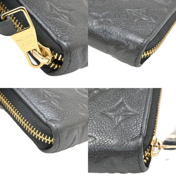 LOUIS VUITTON LV Zippy Long Wallet Monogram Empreinte Balck M93435 76KB293 - Picture 7 of 13